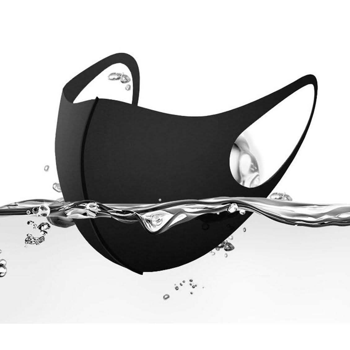 3-Pack: Reusable Black Face Mask Wellness & Fitness - DailySale