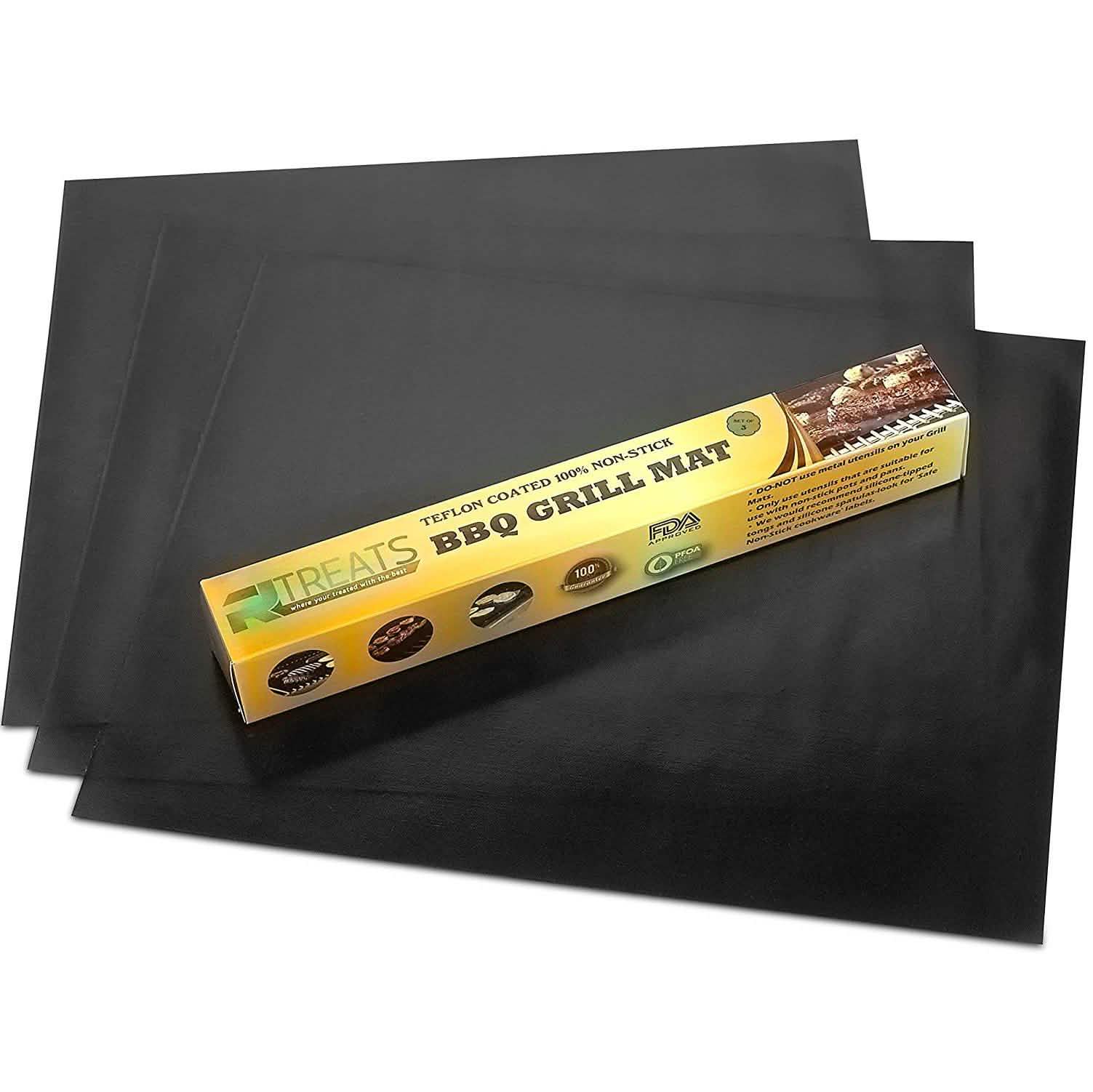 3-Pack: RL Treats 23-Inch-by-16.25-Inch Non Stick Teflon Oven Liners Kitchen & Dining - DailySale