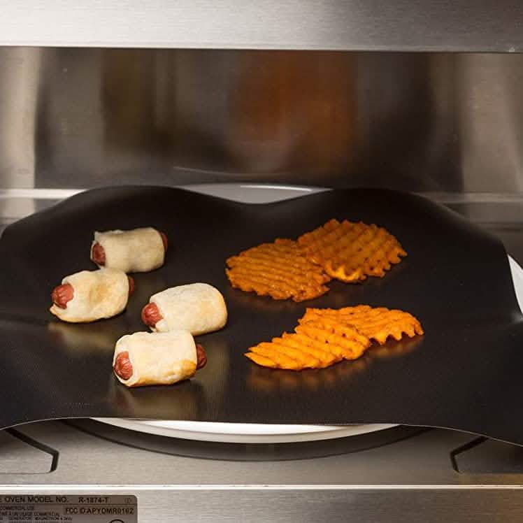 3-Pack: RL Treats 23-Inch-by-16.25-Inch Non Stick Teflon Oven Liners Kitchen & Dining - DailySale