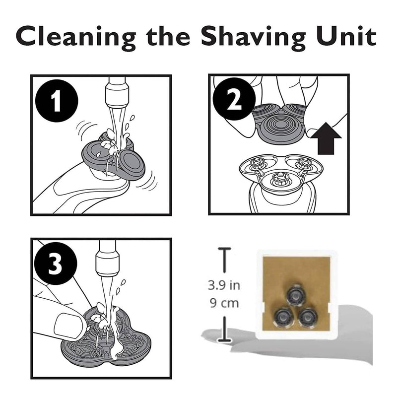 3-Pack: SH50 Replacement Heads for Philips Norelco Shavers Series 5000 Men's Grooming - DailySale