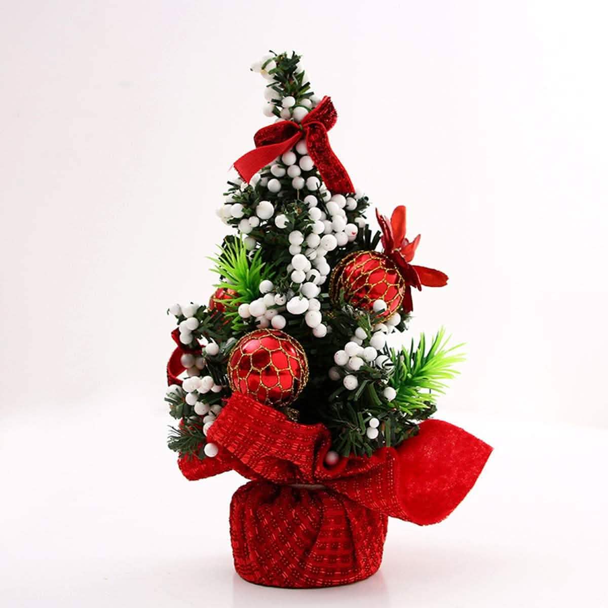 3-Pack: Tabletop Mini Christmas Tree Holiday Decor & Apparel - DailySale