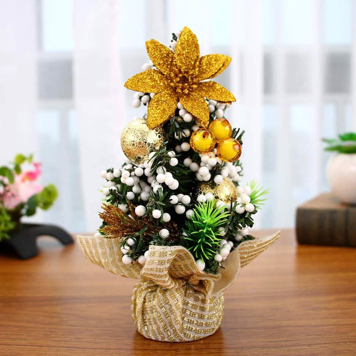 3-Pack: Tabletop Mini Christmas Tree Holiday Decor & Apparel - DailySale