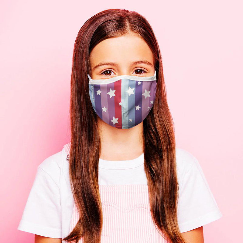 3-Pack: Two-Layer Reusable Kids Face Mask with Adjustable Earloop Face Masks & PPE - DailySale