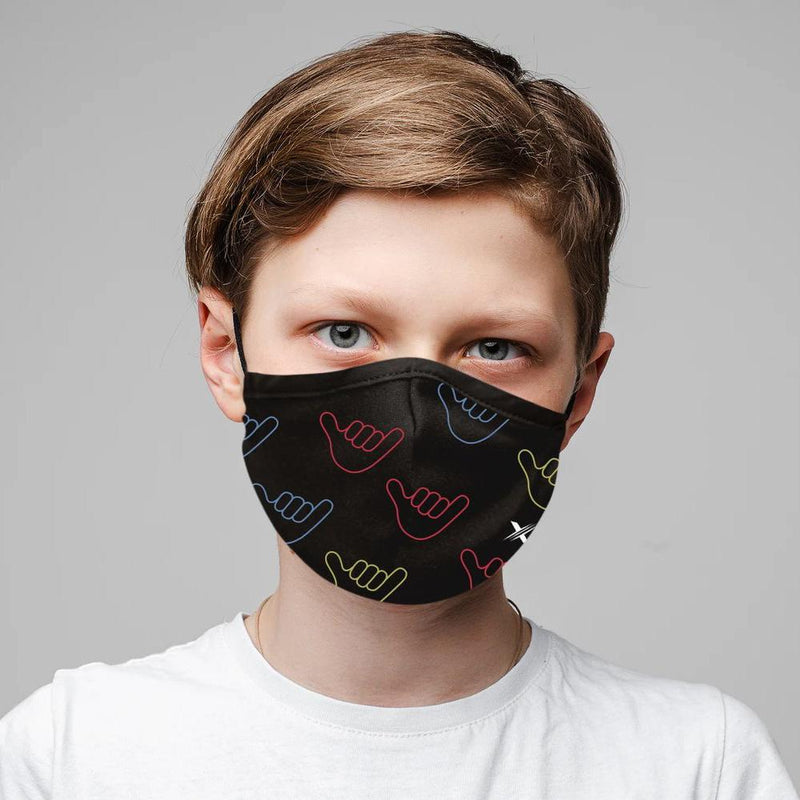 3-Pack: Two-Layer Reusable Kids Face Mask with Adjustable Earloop Face Masks & PPE - DailySale