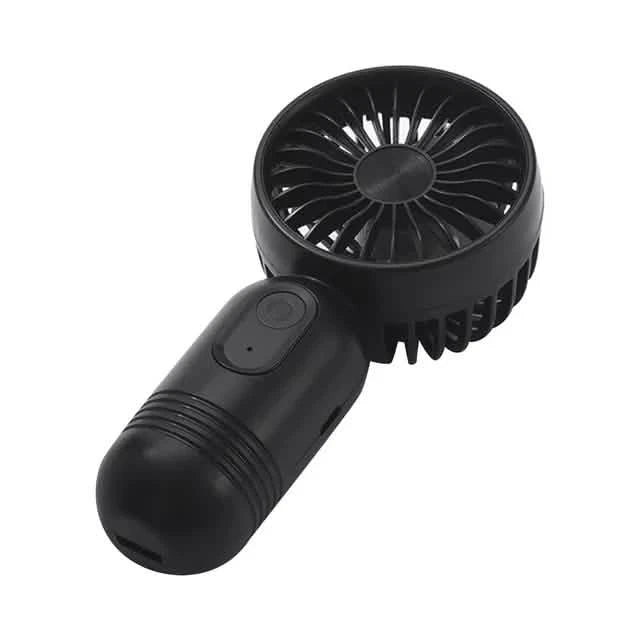 3-Pack: USB Rechargeable Mini Portable Fan with 3 Speeds Sports & Outdoors Black - DailySale