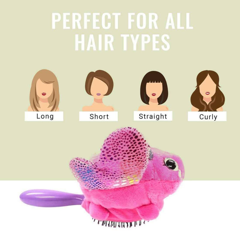3-Pack: Wet Brush Plush Kid's Detangler with Soft IntelliFlex Bristles for All Hair Types Beauty & Personal Care - DailySale