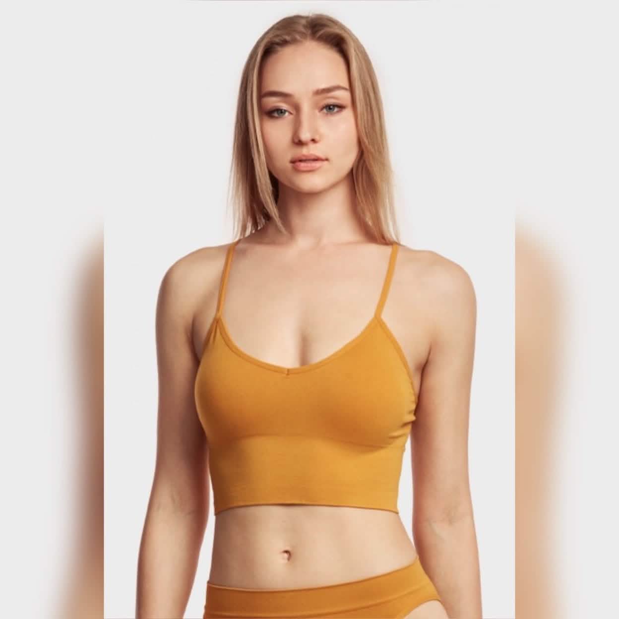 3-Pack: Women's Breathable Seamless Spaghetti Strap Sports Bra Women's Swimwear & Lingerie - DailySale