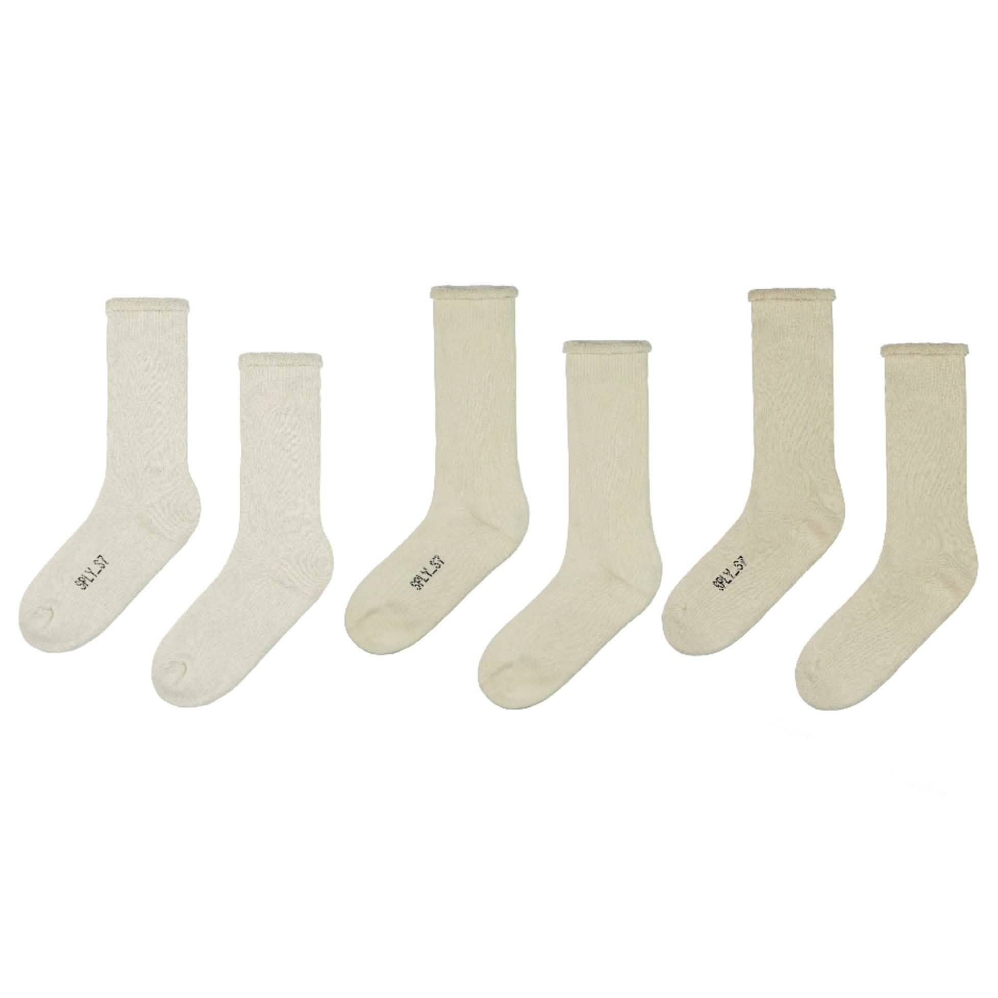 3-Pack: Yeezy Bouclette Socks Men's Accessories Set 1 S/M - DailySale