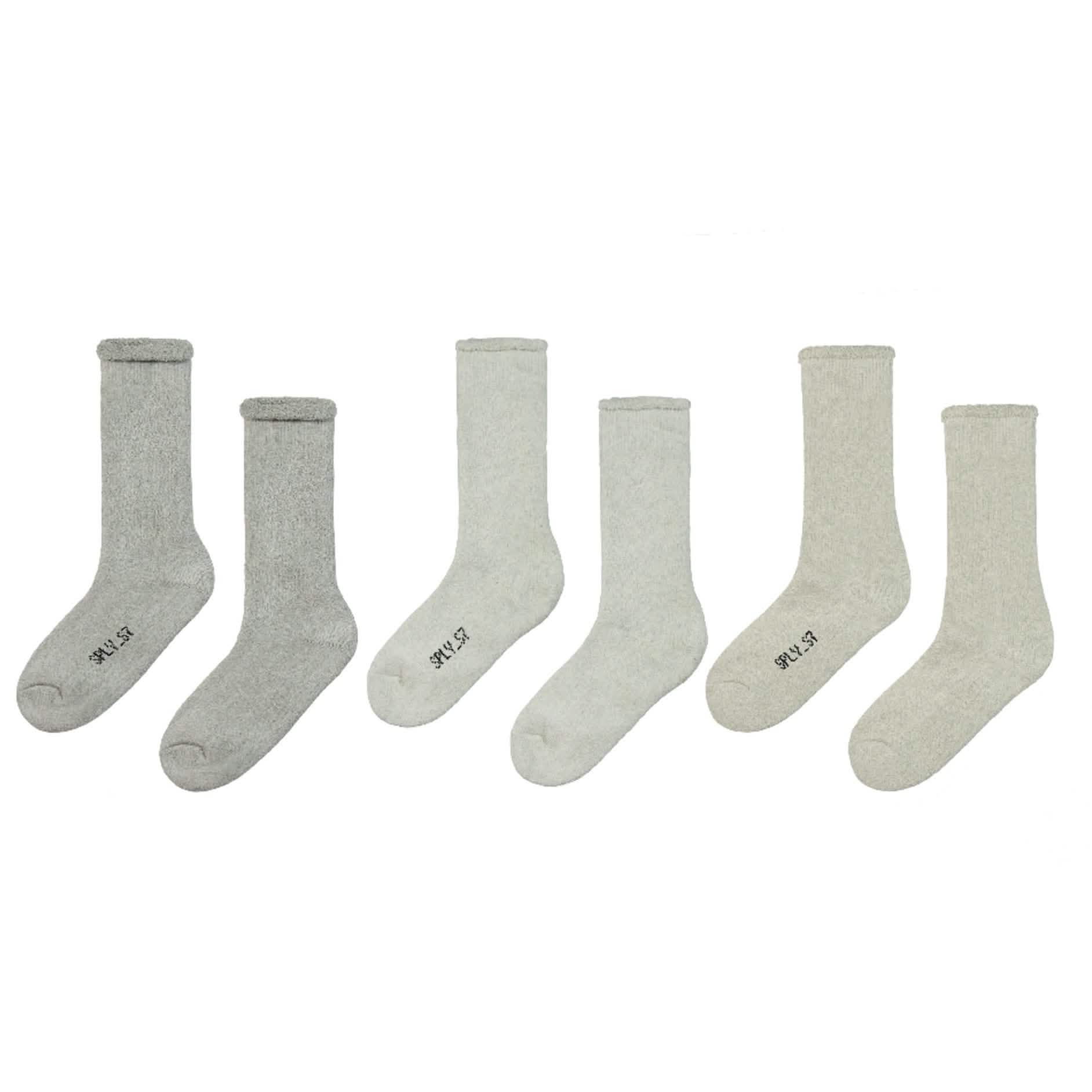 3-Pack: Yeezy Bouclette Socks Men's Accessories Set 2 S/M - DailySale