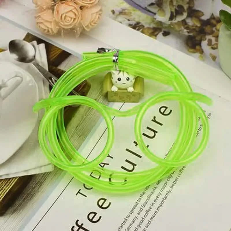 3-Pack:Creative Fun Glasses Straw Crazy Funny Art Straw Holiday Decor & Apparel Green - DailySale