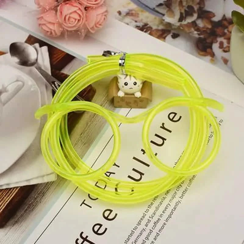 3-Pack:Creative Fun Glasses Straw Crazy Funny Art Straw Holiday Decor & Apparel Yellow - DailySale