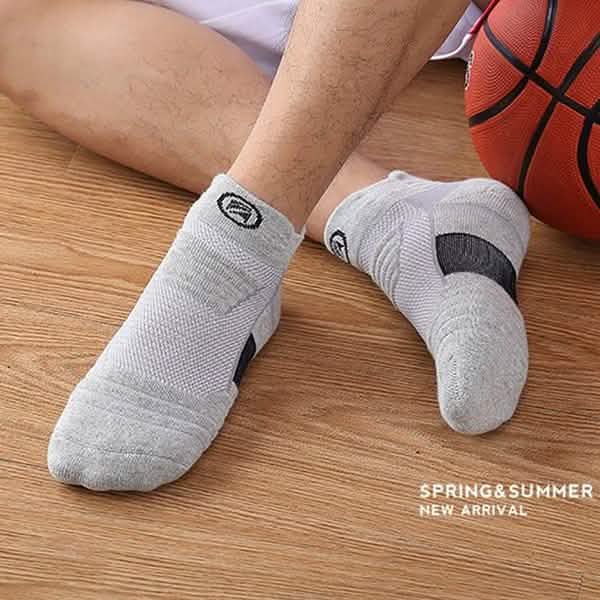 3-Pair: Men's Thick Towel Bottom Breathable Sweat-absorbent Outdoor Sports Running Socks Elite Basketball Sports Socks Women's Shoes & Accessories - DailySale