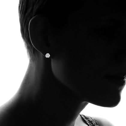 3-Pair Set: Sterling Silver Trio Stud Earring Set Earrings - DailySale