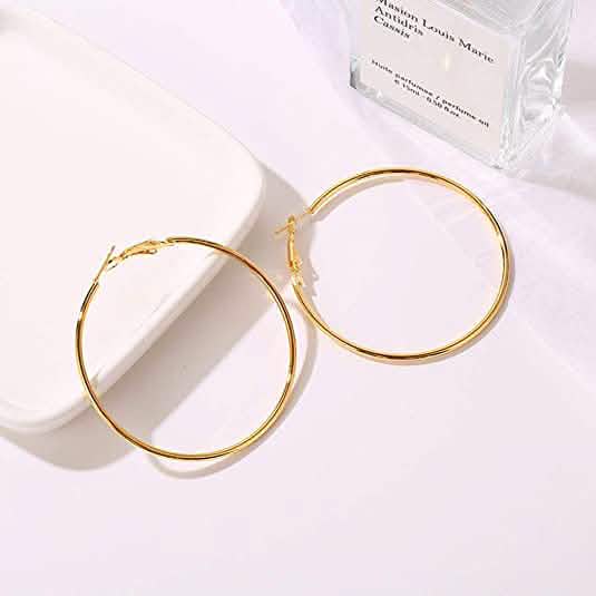 3-Pairs: Big Hoop Earrings Earrings - DailySale