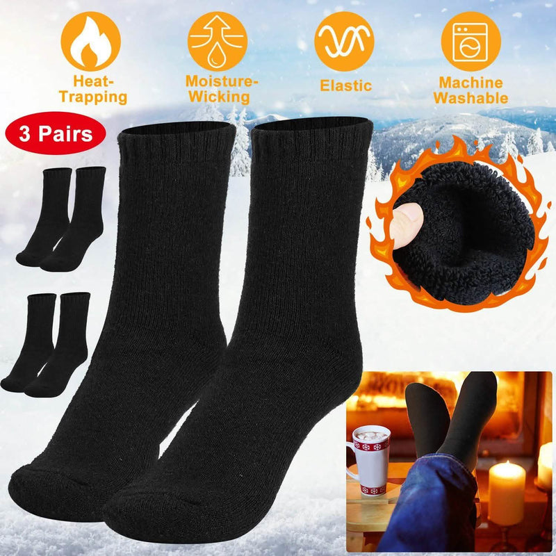 3-Pairs: Men Warm Wool Socks Men's Accessories - DailySale