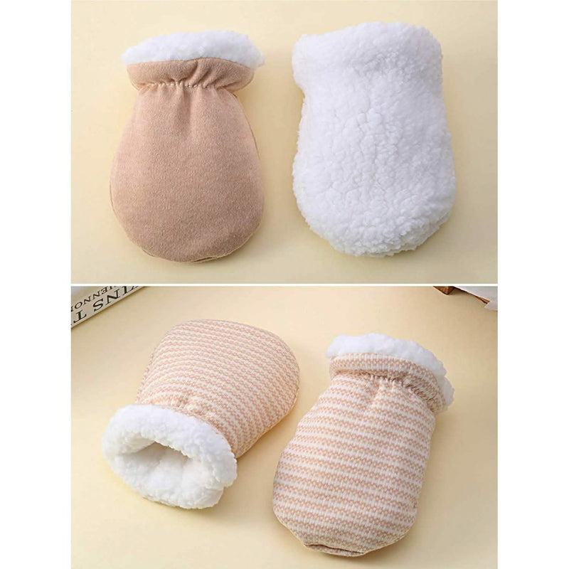 3-Pairs: Newborn Mitten Gloves Baby - DailySale