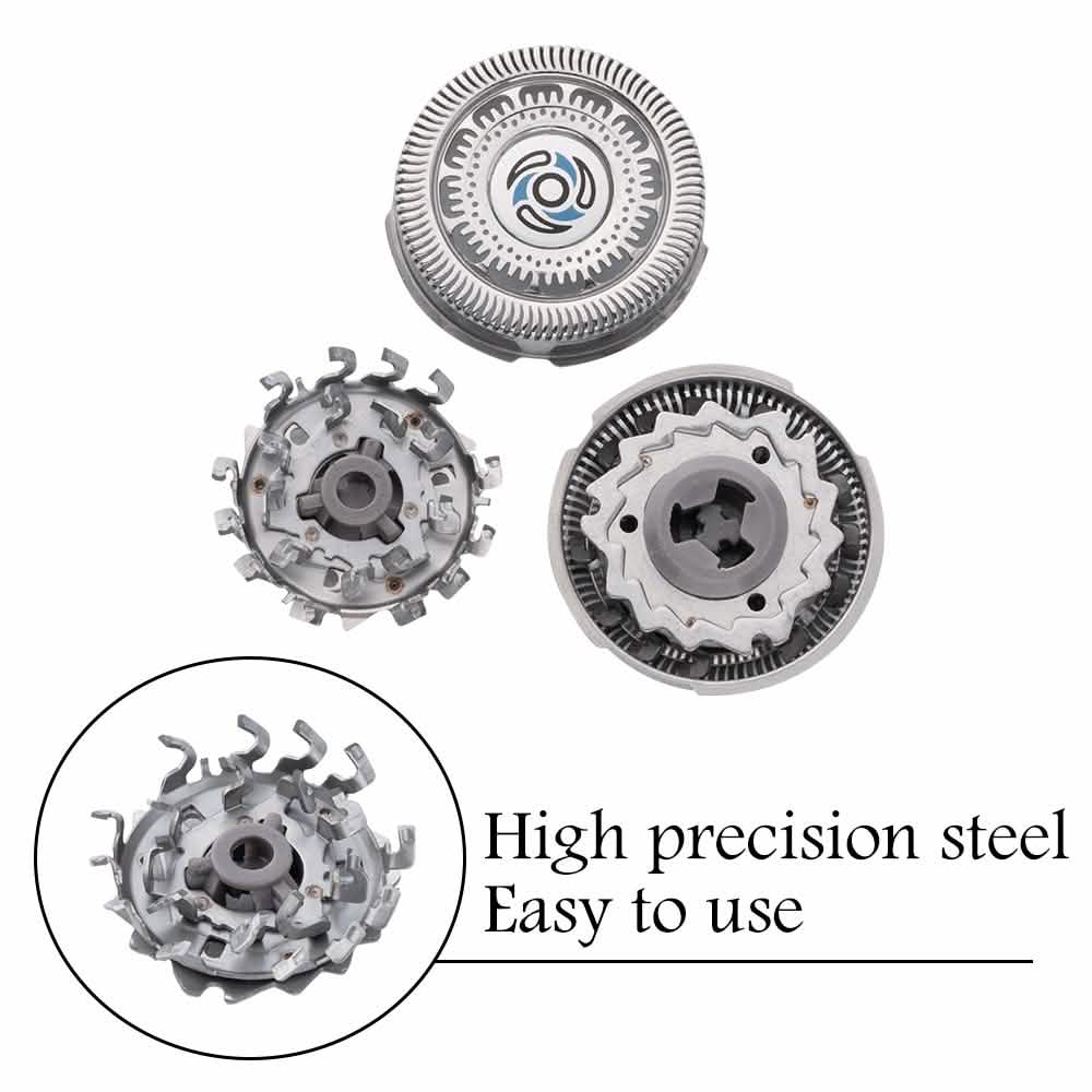3-Piece: Desfaidy SH70/62 Electronic Shaver Head Cutter Replacement Blades Parts Men's Grooming - DailySale
