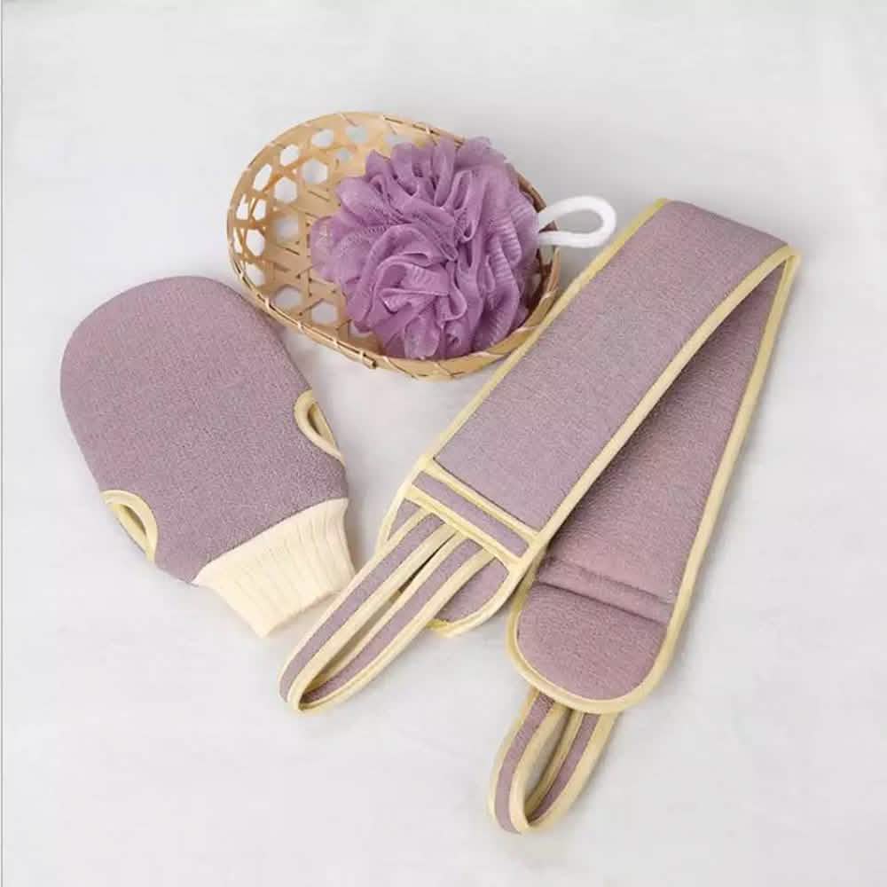 3-Piece: Exfoliating Bath Set Bath - DailySale