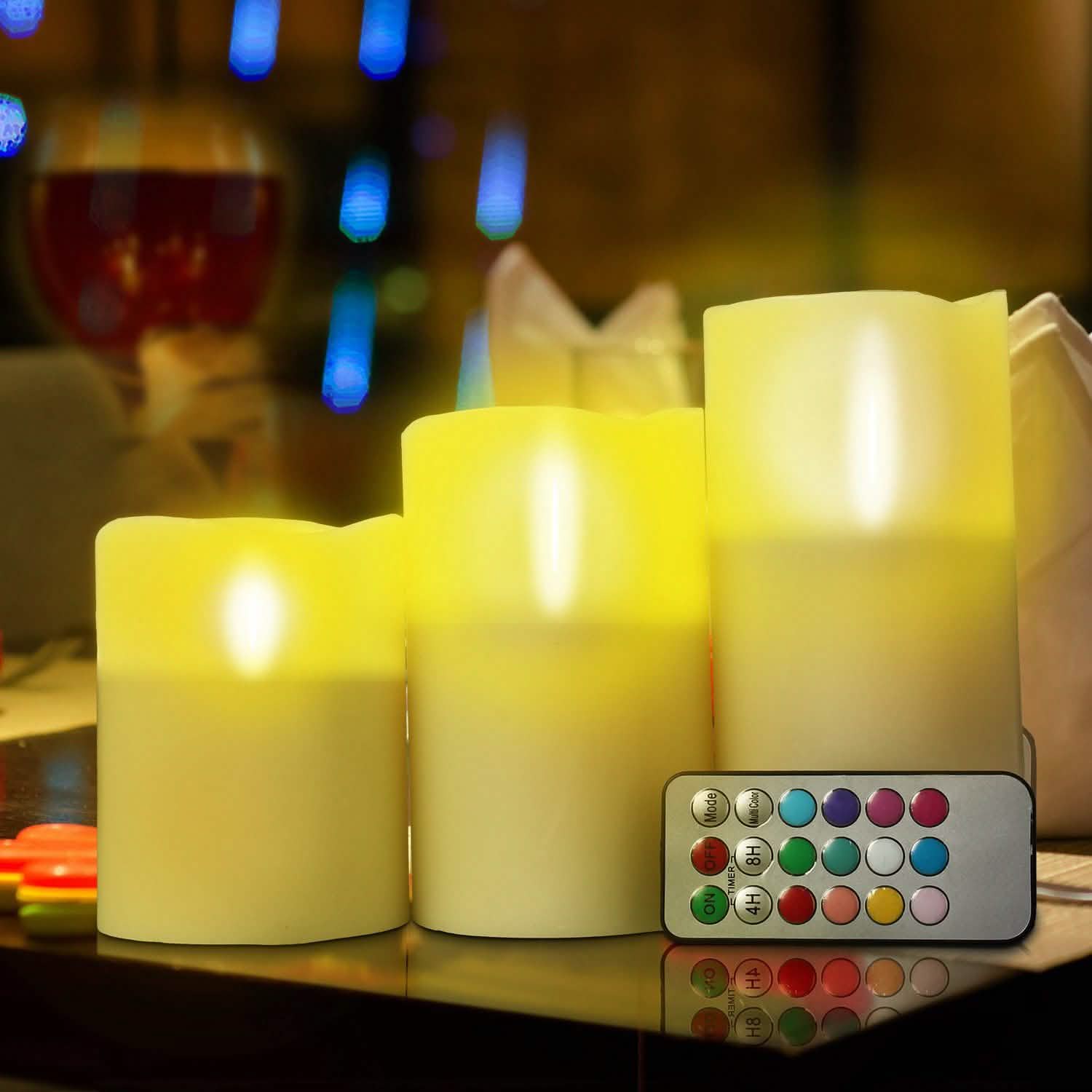 3-Piece: Flameless Votive Candles Lighting & Decor - DailySale