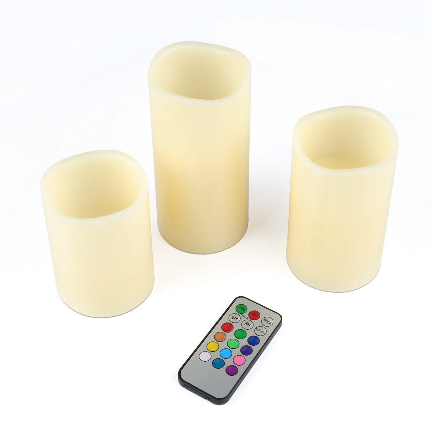 3-Piece: Flameless Votive Candles Lighting & Decor - DailySale