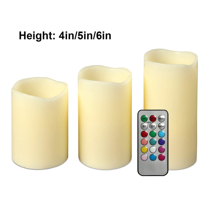 3-Piece: Flameless Votive Candles Lighting & Decor - DailySale