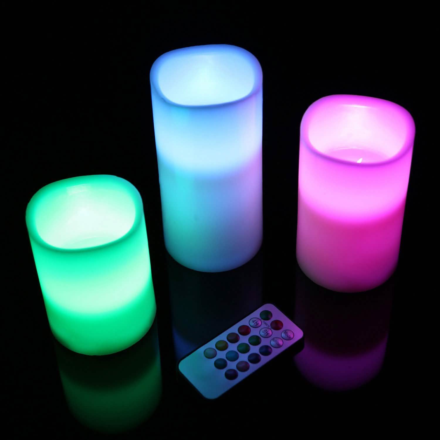 3-Piece: Flameless Votive Candles Lighting & Decor - DailySale
