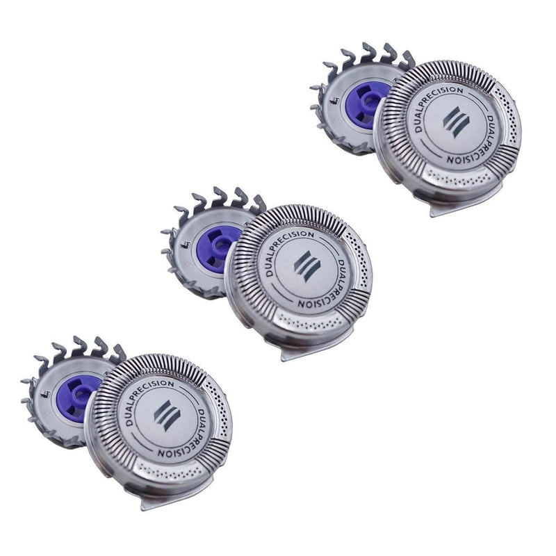 3-Piece: HQ8 Dual Precision Replacement Heads for Philips Norelco Shavers Men's Grooming - DailySale