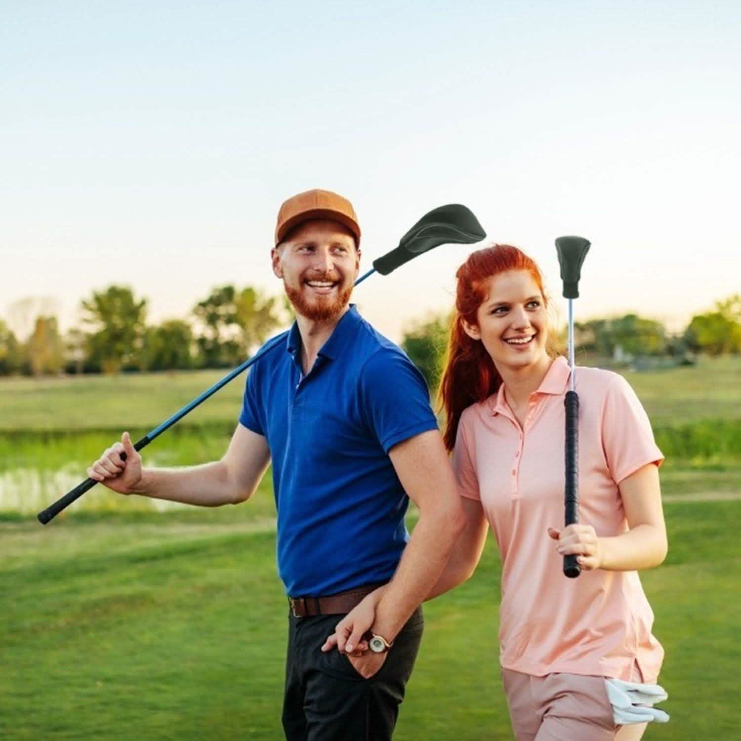 3-Piece: Long Neck Mesh Golf Club Head Cover Sports & Outdoors - DailySale