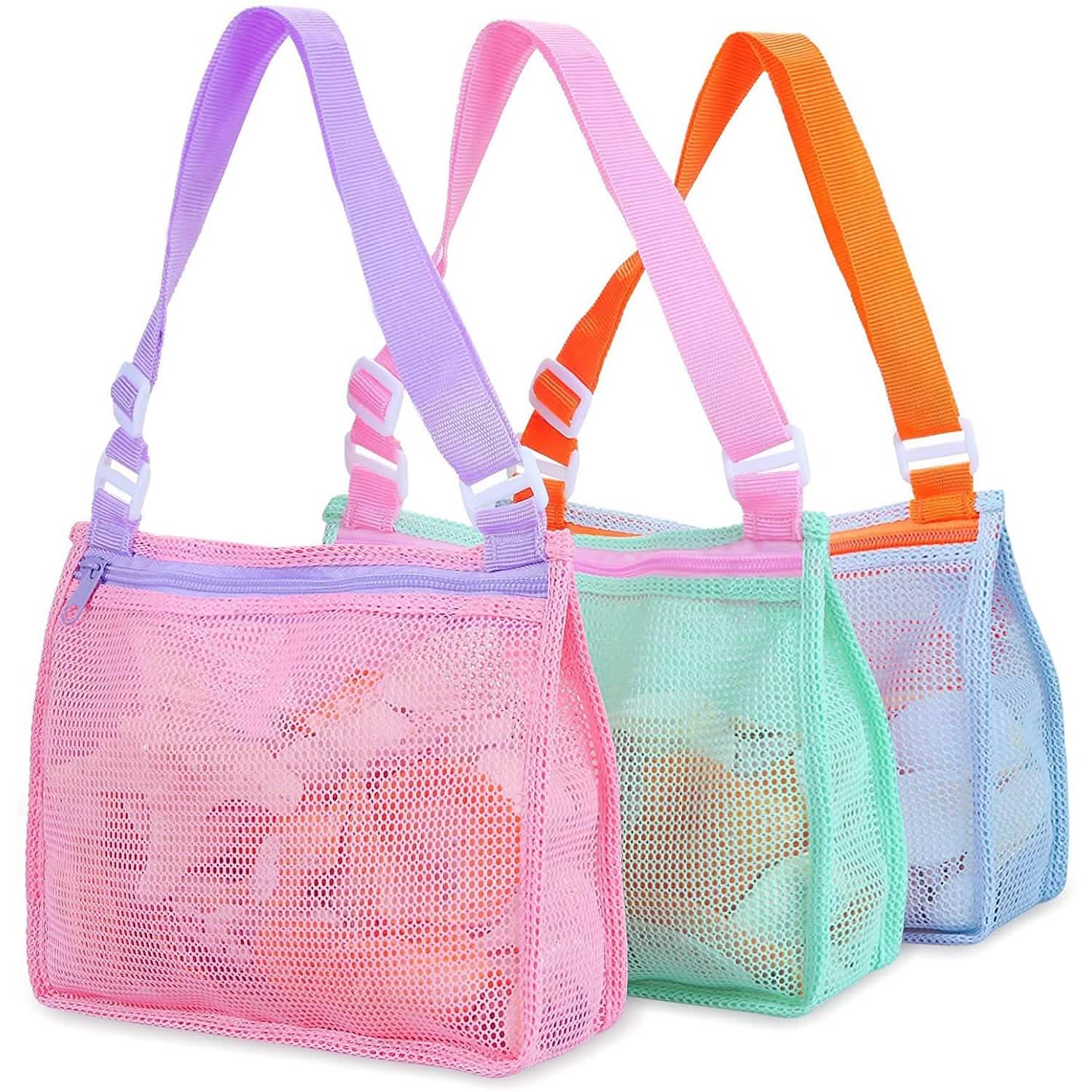 3-Piece: Mesh Toy Beach Bag Toys & Games - DailySale