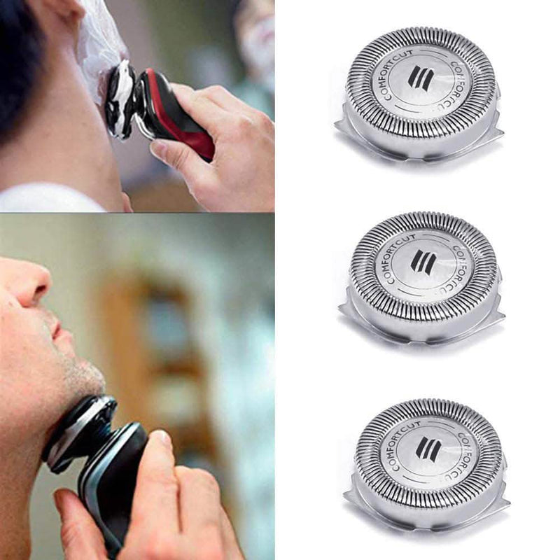 3-Piece: Replacement Shaver Heads for Norelco Philips SH50 Men's Grooming - DailySale