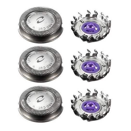 3-Piece: Replacement Shaver Heads for Philips Norelco Men's Grooming - DailySale
