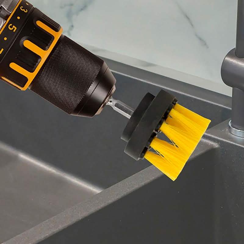 3-Piece Set: All Purpose Power Scrubber Drill Cleaning Brush Home Essentials - DailySale