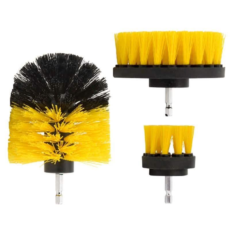 3-Piece Set: All Purpose Power Scrubber Drill Cleaning Brush Home Essentials - DailySale