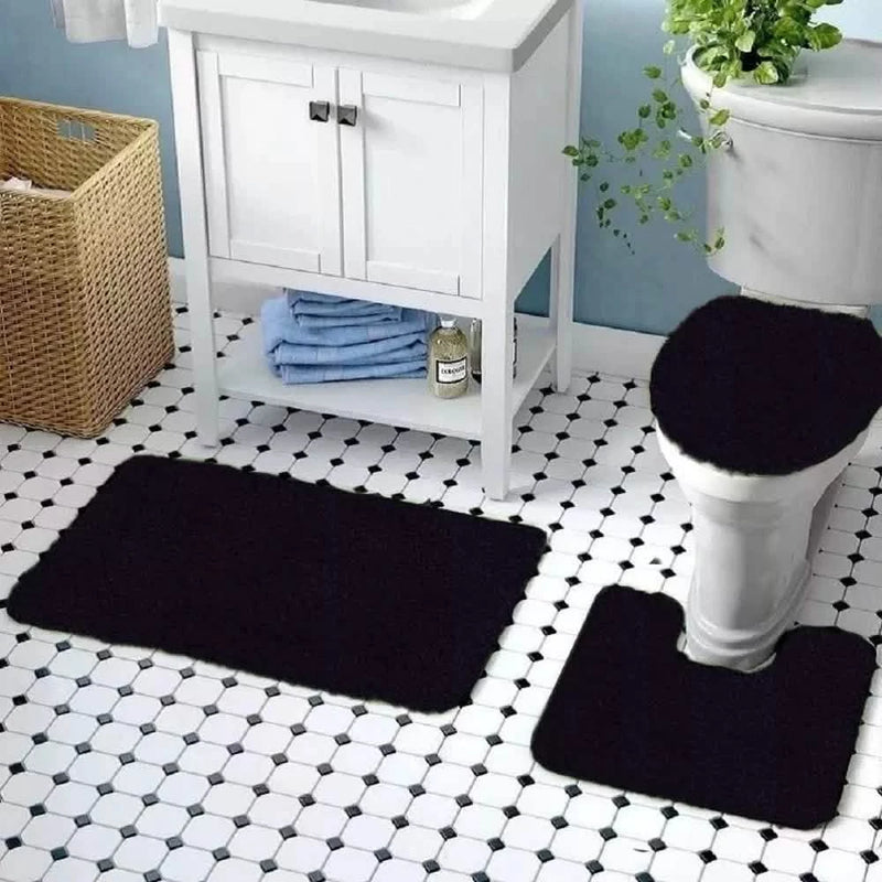 3-Piece Set: Ben&Jonah Elegant Bath Rug Set Bath - DailySale