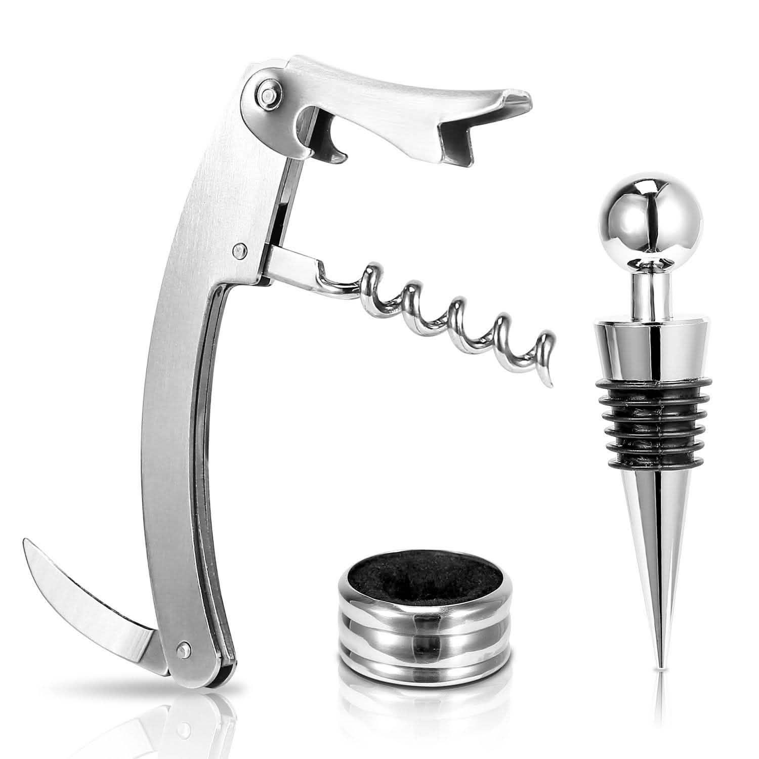 3-Piece Set: Corkscrew Bottle Opener Set Kitchen & Dining - DailySale