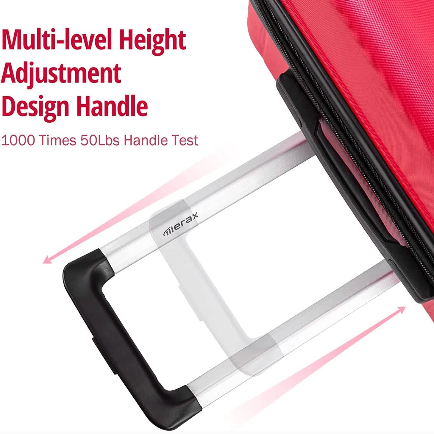 3-Piece Set: Lightweight Hard Luggage with Swivel Wheels and TSA Lock Bags & Travel - DailySale