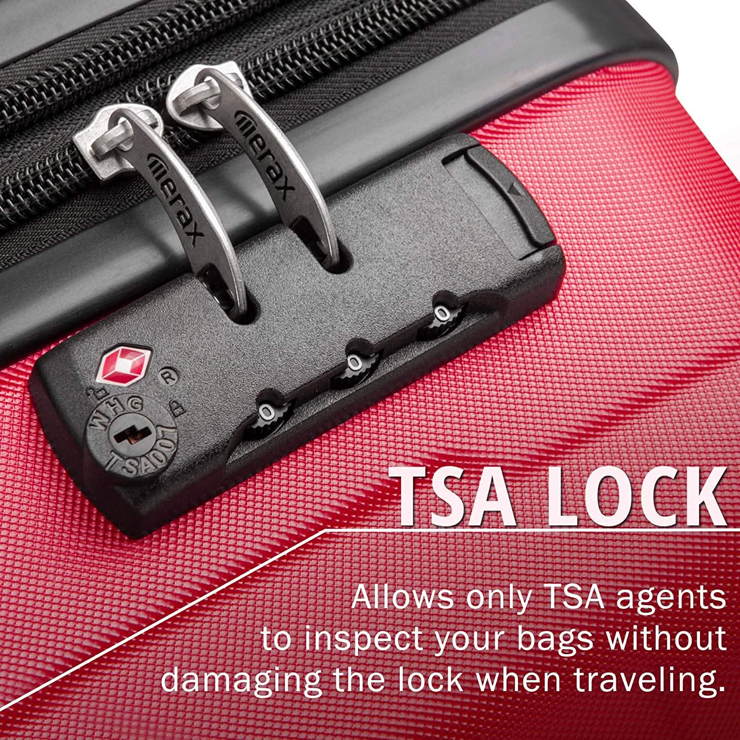 3-Piece Set: Lightweight Hard Luggage with Swivel Wheels and TSA Lock Bags & Travel - DailySale