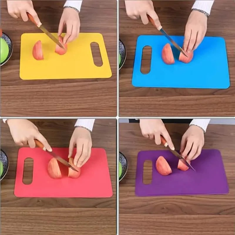 3-Piece Set: Plastic Cutting Board Foods Classification Boards Kitchen Tools & Gadgets - DailySale