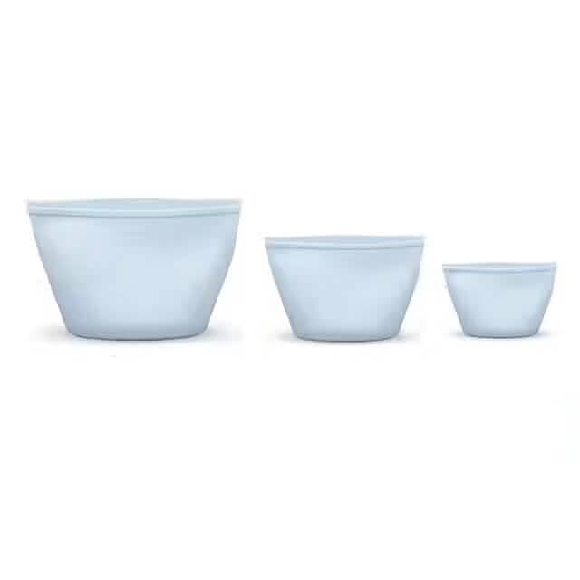 3-Piece Set: Reusable Refrigerator Fresh Bags Kitchen Storage Blue - DailySale