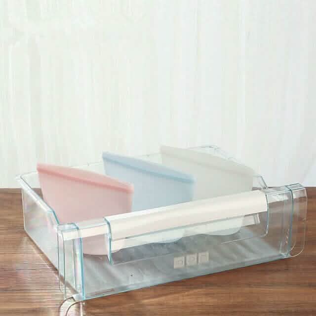 3-Piece Set: Reusable Refrigerator Fresh Bags Kitchen Storage - DailySale