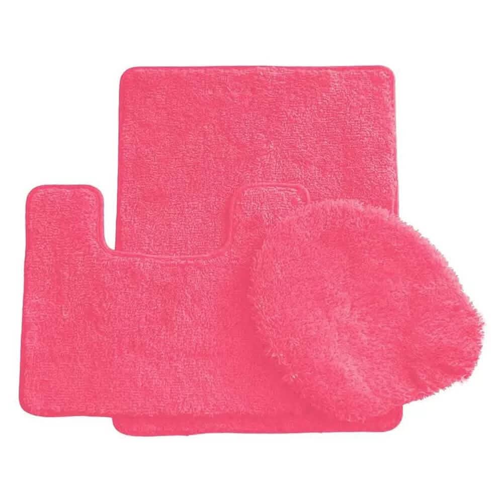 3-Piece Set: Simple Elegance by Ben&Jonah Bath Rug Bath Rose - DailySale