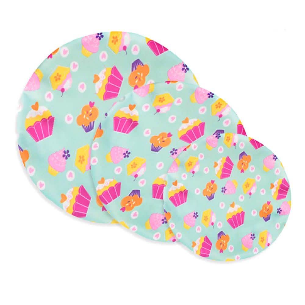 3-Piece: Stretchable Bowl Covers Kitchen Storage Sweet - DailySale