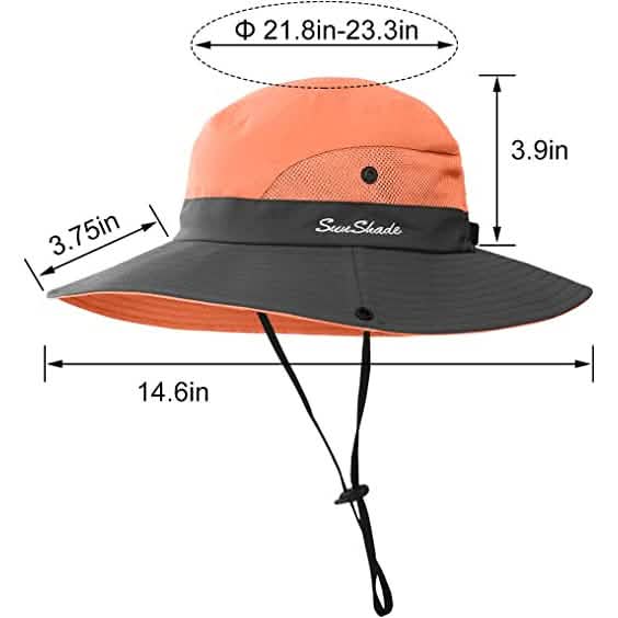 3-Piece: Women's Ponytail Wide Brim Sun Hat Women's Shoes & Accessories - DailySale