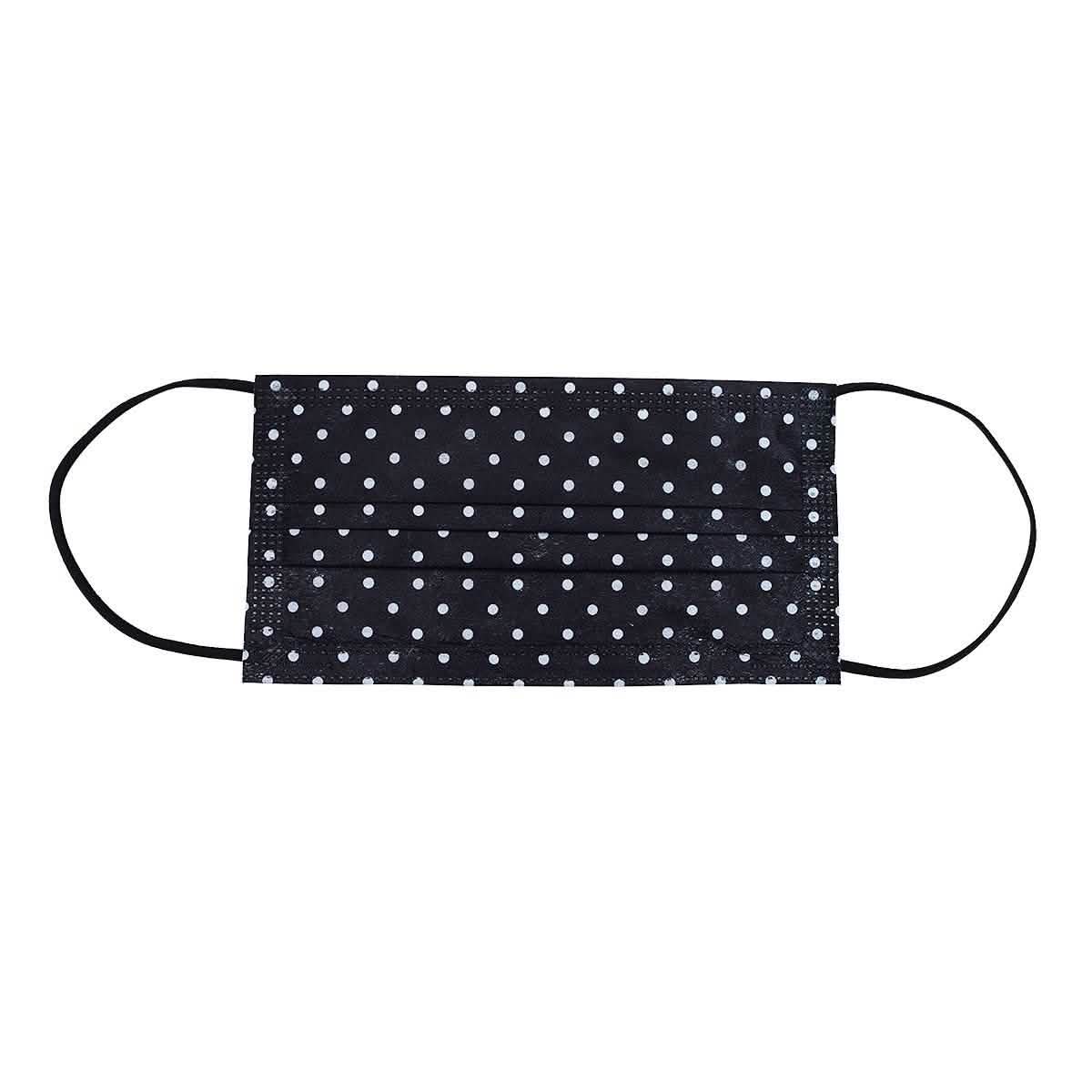 3-Ply Disposable Dot Mask Face Masks & PPE - DailySale