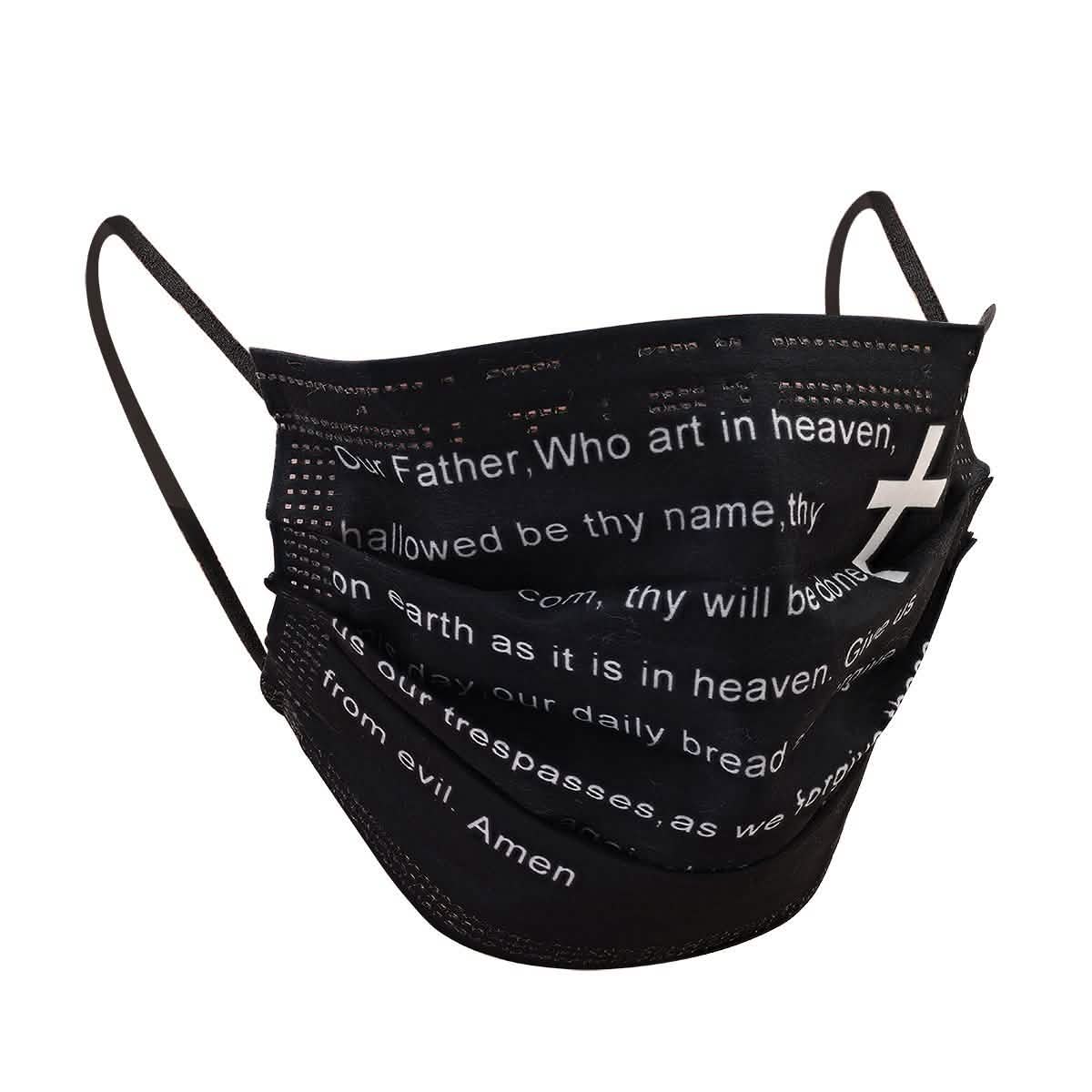 3 Ply Disposable Prayer Face Mask Face Masks & PPE 10-Pack - DailySale