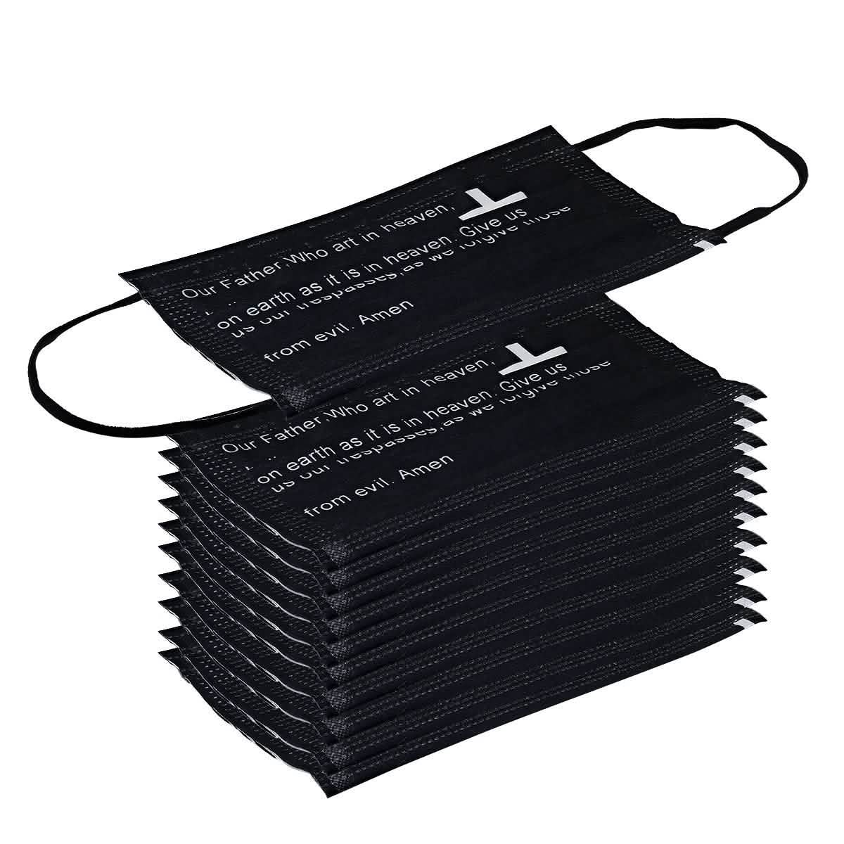 3 Ply Disposable Prayer Face Mask Face Masks & PPE - DailySale