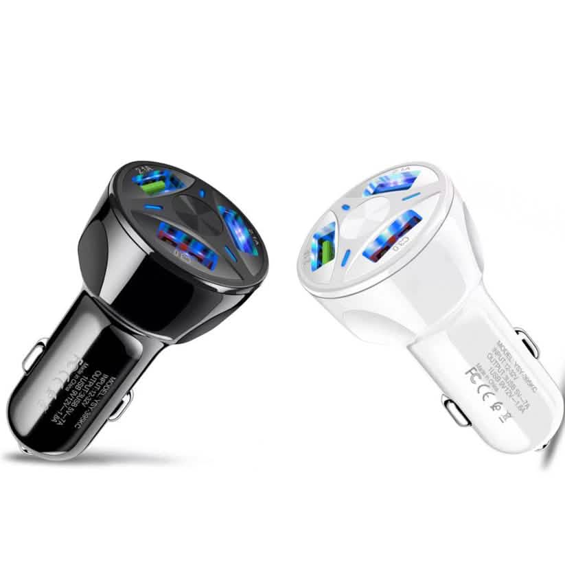 3-Port LED Car Charger Automotive - DailySale
