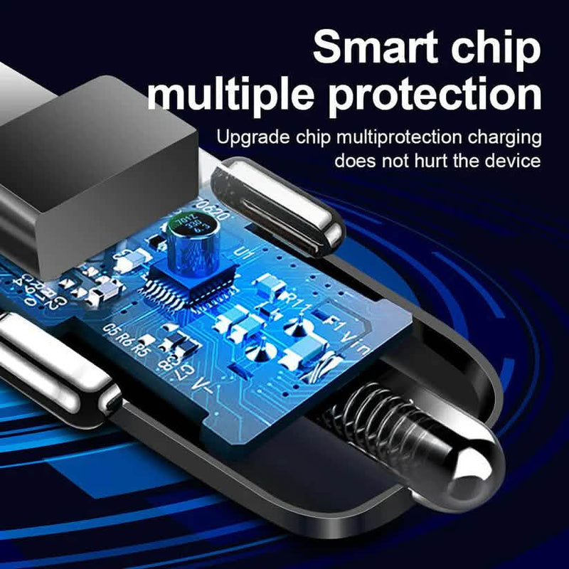 3-Port LED Car Charger Automotive - DailySale
