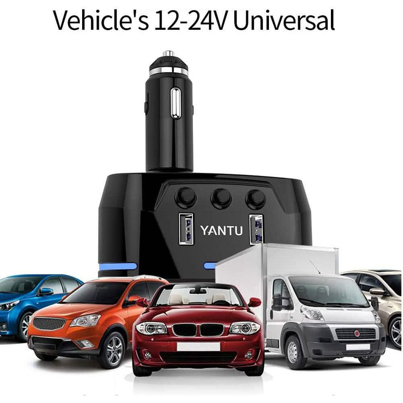3 Socket Cigarette Lighter Splitter Automotive - DailySale