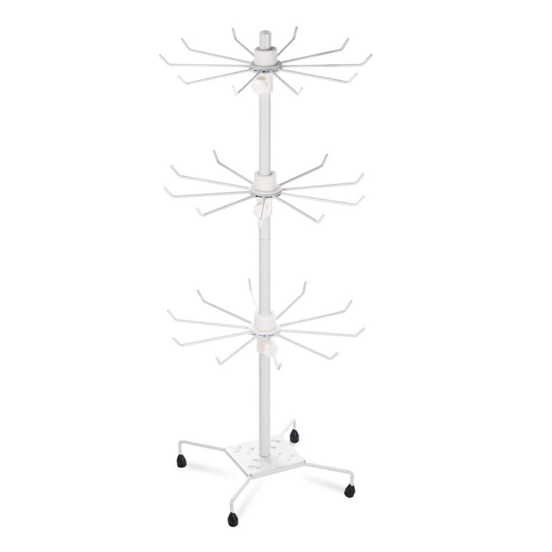 3-Tier Metal Jewelry Rack 30-Hook Necklaces Bracelets Display Stand Closet & Storage - DailySale
